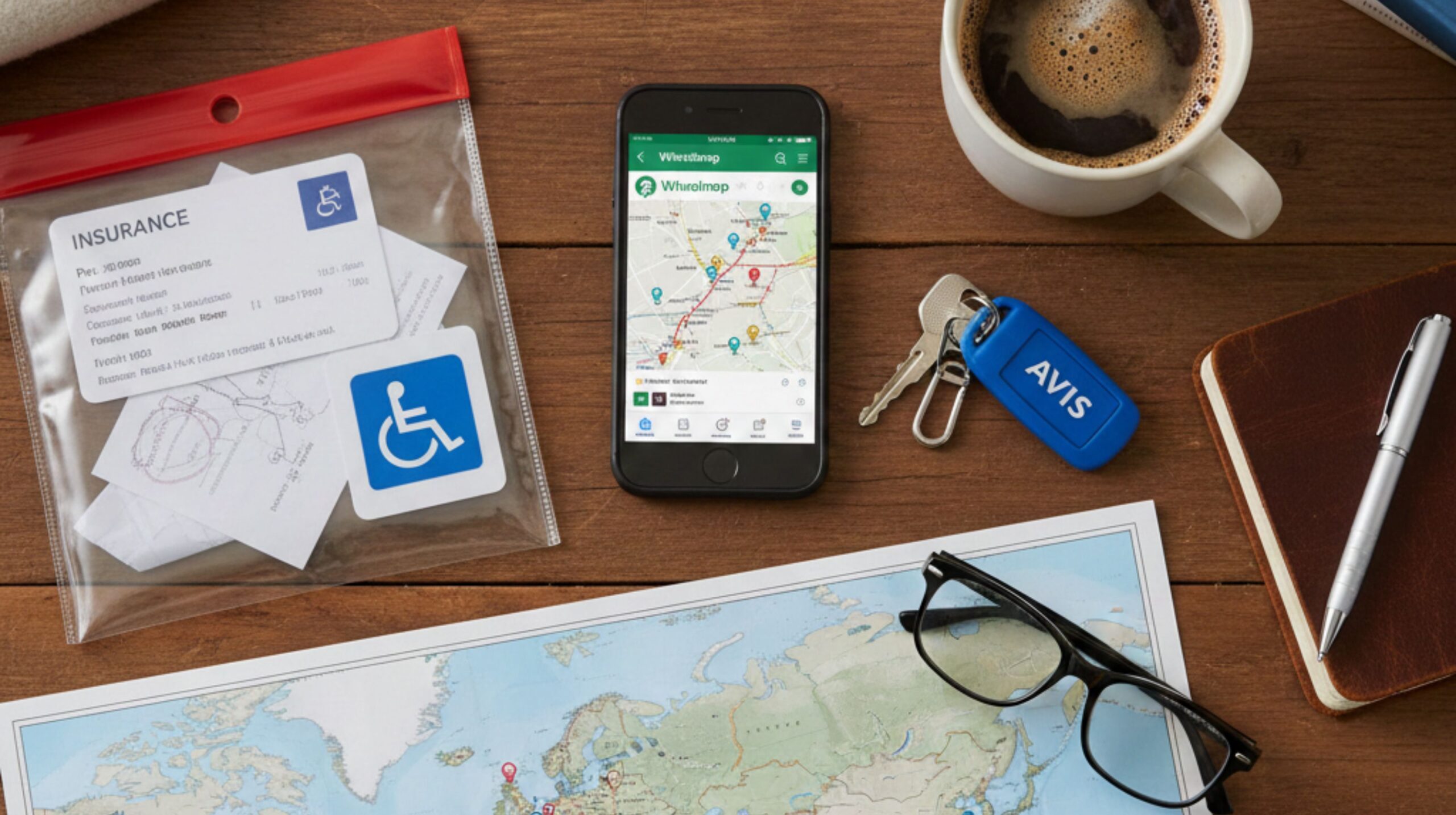 Accessible van packing checklist