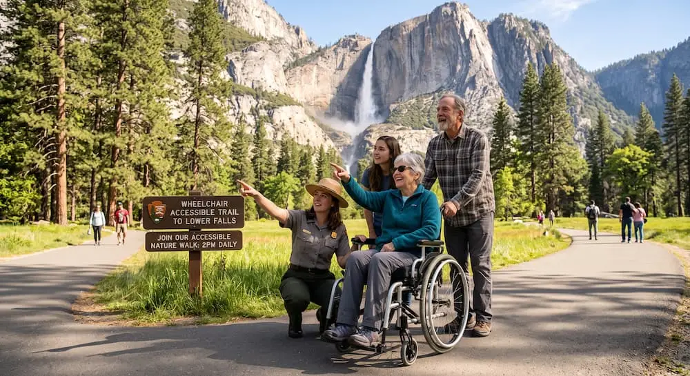 wheelchair accessible activities and events in yosemite national park